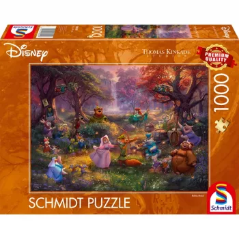 Thomas Kinkade Studios: Disney - Robin Hood, Dėlionė 1000 dalių