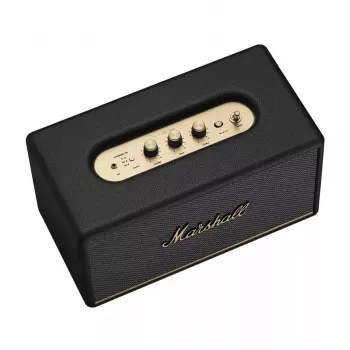 Belaidis Bluetooth garsiakalbis Marshall Headphones Stanmore III juodas – kompaktiškas namų garsas, multi-host, RCA ir optinis įėjimas