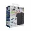 Gembird TA-UC-PDQC100LCD-01-BK greitasis 100 W USB įkroviklis nešiojamam kompiuteriui ir telefonui, juodas