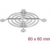 Ventiliatoriaus grotelės DeLOCK 67305 Metalinės Sidabrinės 53mm