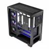 PC korpusas MODECOM Volcano Stellar 5F ATX Midi bokštas, grūdintas stiklas, 5 iš anksto sumontuoti ventiliatoriai, USB‑C, palaiko microATX/ATX, maks. GPU 420 mm, CPU aušintuvo aukštis 175 mm