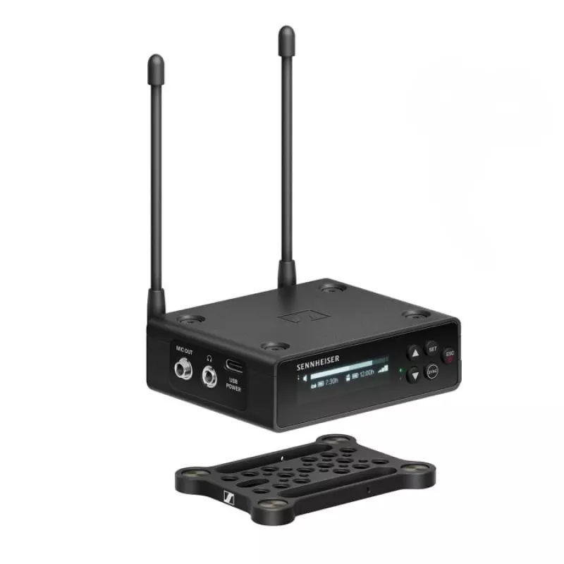 Sennheiser EW-DP 835 SET (R4-9) – kameros komplektas su miniatiūriniu siųstuvu, rankiniu mikrofonu su MMD 835 kapsule, 552-608 MHz