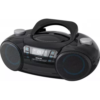 Nešiojamas Bluetooth grotuvas SENCOR SPT4710B – 20 W, Bluetooth 5.3, CD/USB/FM