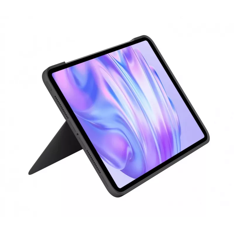 Logitech Combo Touch klaviatūra su dėklu iPad Pro QWERTY US International Trackpad Graphite