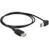 USB laidas DeLOCK 1m USB 2.0-A į USB 2.0-A juodas
