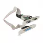 PCI Express praplėtimo kortelė Delock 89556 su dviem RS-232 prievadais ir lygiagrečiuoju prievadu