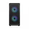Fractal Design Focus 2 RGB Vidutinis Bokštas Kompiuterio Korpusas su Grūdintu Stiklu - Juodas