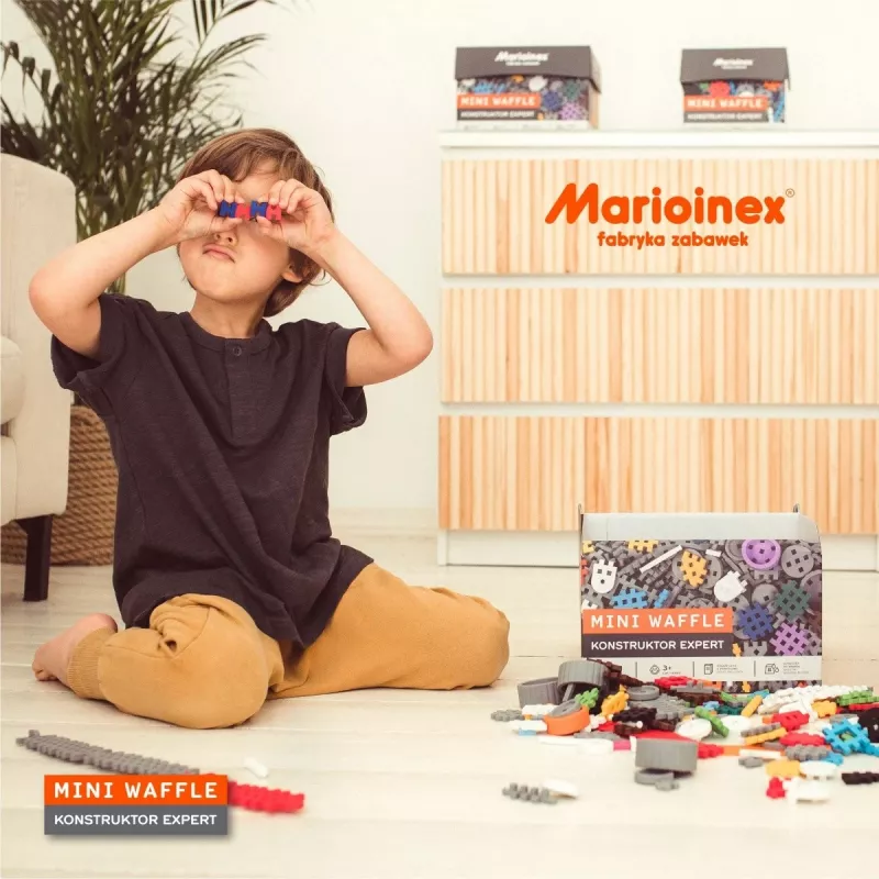Marioinex Mini Waffle kaladėlių konstruktorius Constructor Expert, 501 vnt.