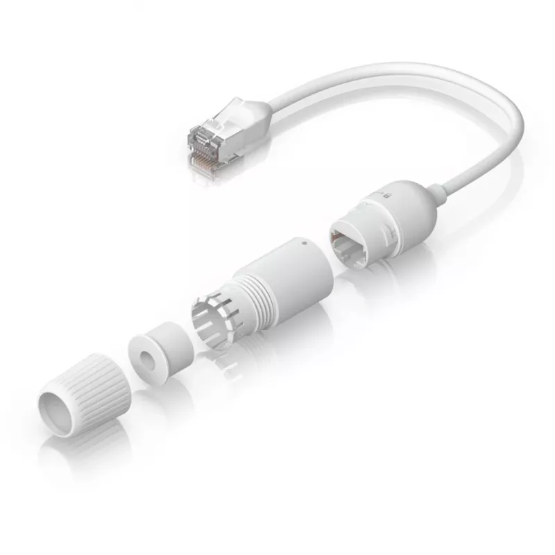 Tinklo ilgintuvas Ubiquiti UACC-Cable-Extender-C6A RJ-45 Cat6a 0,185 m Baltas