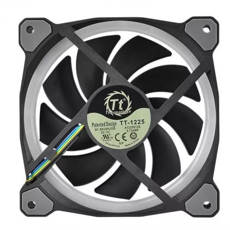 Thermaltake Riing 12 RGB Plus TT Premium Edition kompiuterio korpuso ventiliatorius, 3 vnt., 120 mm