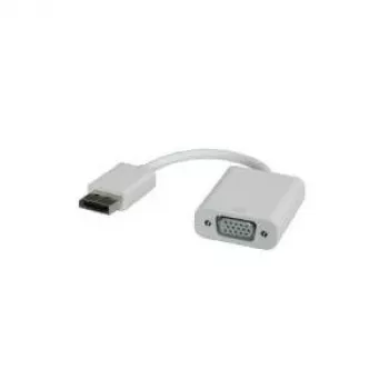 DisplayPort-VGA adapteris, DP kištukas - VGA lizdas, baltas