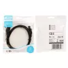 USB laidas AM-AM 1,8 m juodas