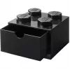 LEGO stalčius 4, juoda dėžutė su smaigeliais