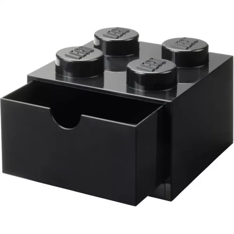 LEGO stalčius 4, juoda dėžutė su smaigeliais