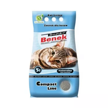 Super Benek Certech Compact 5 L – besmulkis bentonitinis kraikas katėms