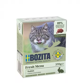 BOZITA Rabbit in Sauce - šlapias kačių ėdalas - 370 g
