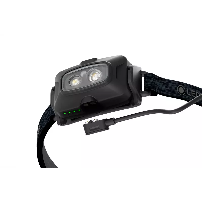 Priekinė lemputė ant galvos Ledlenser HF4R Core Black LED IP68 20 lm
