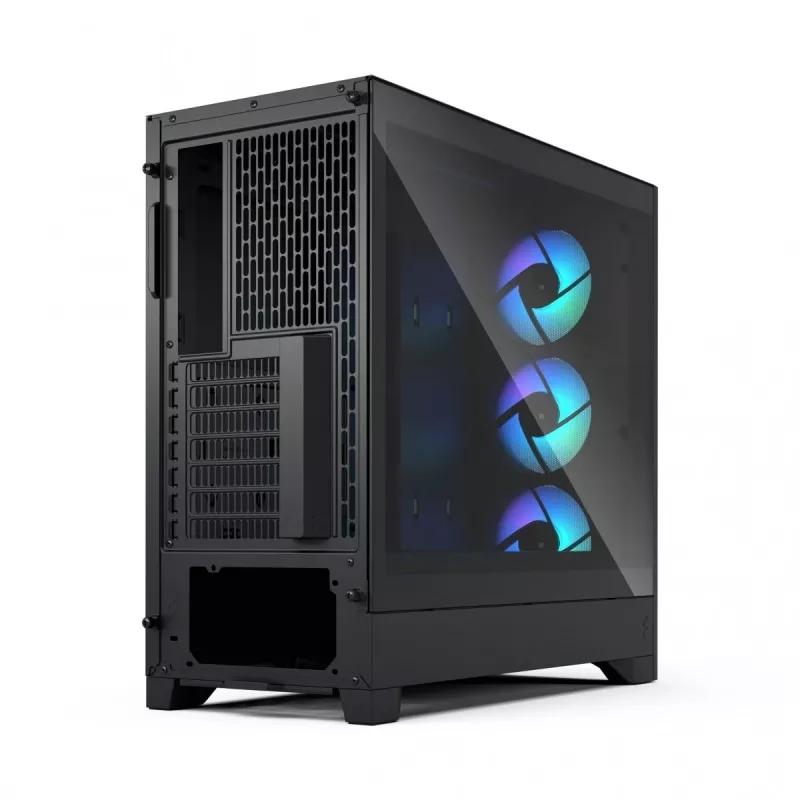 Fractal Design Pop 2 Air Black Solid – vidutinis kompiuterio korpusas (ATX, 3x 120 mm priekiniai ventiliatoriai)