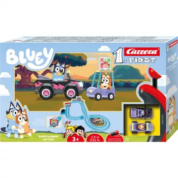 Pripučiamas vaikų žaidimų baseinėlis Carrera Bluey & Bingo Let's Go 2,9 m