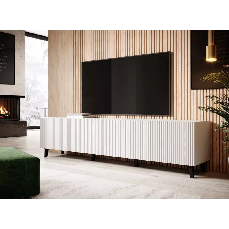 Cama RTV spintelė PAFOS 200x42x52 baltas matinis