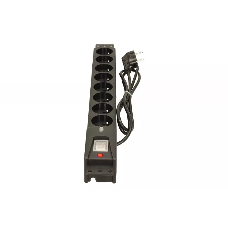 LESTAR LXARM 810 G-A K.:CZ 1,5M 19PDU juodas 8 lizdai 230 V 1,5 m