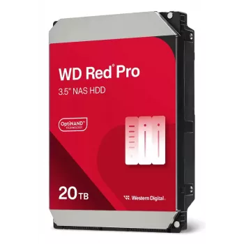 Vidinis kietasis diskas Western Digital Red Pro WD202KFGX 20 TB 7200 RPM 512 MB 3.5 Serial ATA III