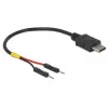 USB C kabelis DeLOCK 85418 0,1 m juodas