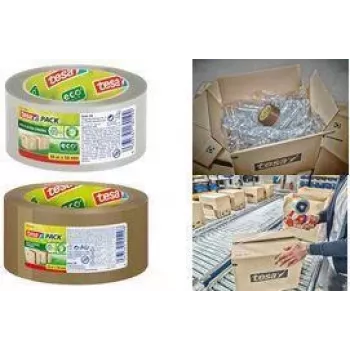 tesa ECO & ULTRA STRONG 58299-00000-00 pakavimo juosta, ruda, 66 m x 50 mm, 1 vnt.