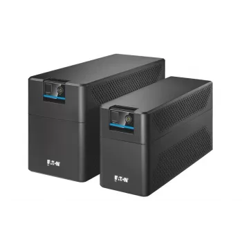 Nepertraukiamo maitinimo šaltinis UPS Eaton 5E Gen2 700, linijinis-interaktyvus, 0,7 kVA (360 W), 2 lizdai E tipas, juodas, kompaktiškas