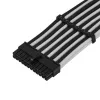 ATX ilginimo laidas SILVERSTONE SST-PP07E-MBBW 30 cm juodas/baltas