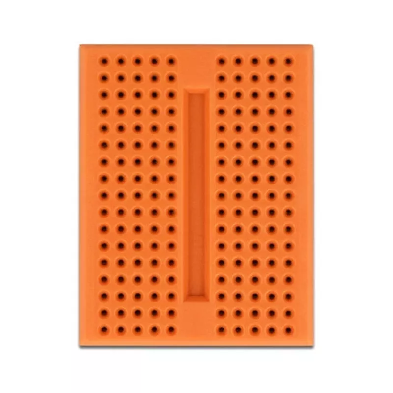 Breadboard DELOCK 18319, plastikinė prototipinė plokštė, oranžinė, 36×46×10 mm