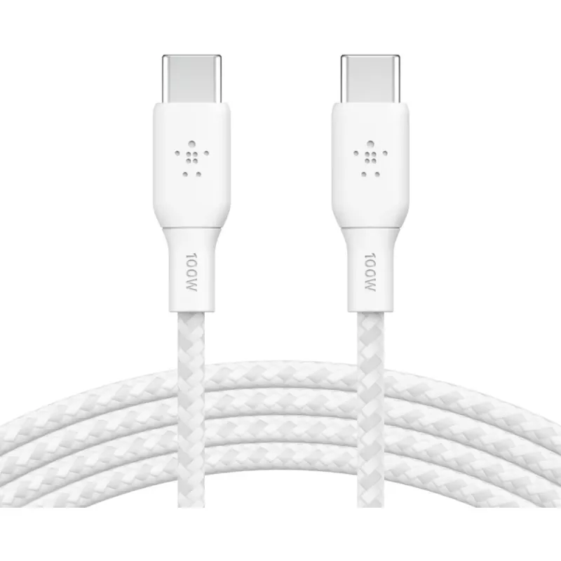 USB laidas Belkin BOOST CHARGE USB 2.0 2m USB-C baltas