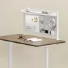 Stalo pertvara ergo office ER-301 W — 1116 mm pločio plieninis ekranas su magnetine lenta, baltas, maks. apkrova 10 kg