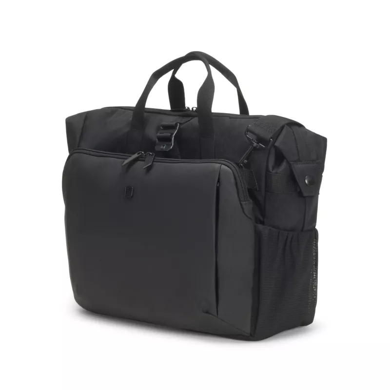 DICOTA Eco Top Traveller GO 39.6 cm 15.6 inch Juoda kuprinė su rankena ir petnešomis