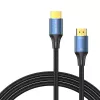 Vention HDMI-A laidas, vyriškas-į-vyrišką, 8K, 5 m, mėlynas, aliuminio lydinio jungtys, medvilninis pynimas