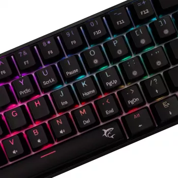 Mechaninė žaidimų klaviatūra White Shark Shinobi-2 su Red jungikliais, juoda, US išdėstymas
