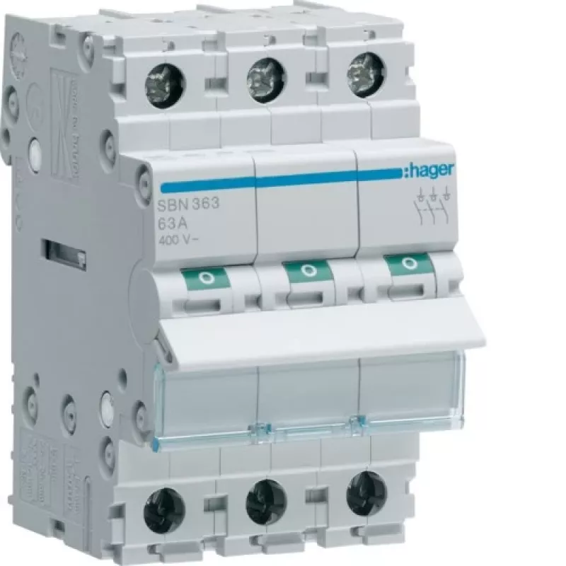 Automatinis jungiklis Hager SBN363 3 moduliai