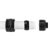 Alphacool 17473 žalvarinė jungtis, 23 mm aukštis, 26 mm skersmuo, juoda