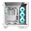 Korpusas Darkflash DY470 (baltas) + 4 ventiliatoriai