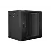 Sieninis 19 colių 12U LANBERG 600x600 mm juodas spintos stovas