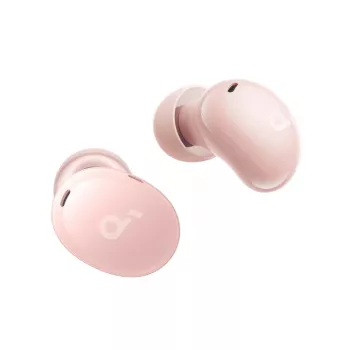 Belaidės ausinės į ausį Anker A30i — Bluetooth, rožinės, skirtos pokalbiams, muzikai ir sportui