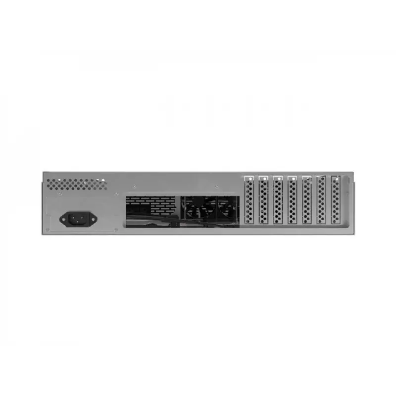 Lanberg SC01-5202-12B 2U juodas 19 inch stovo korpusas su 3 ventiliatoriais HDD+SSD