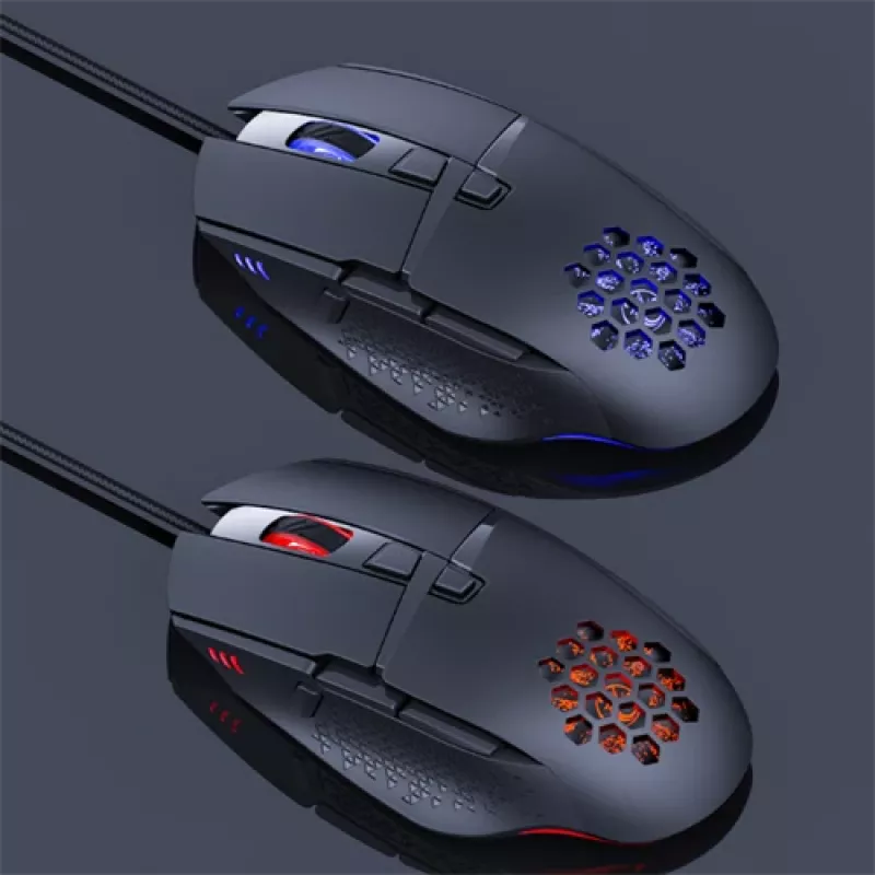 Lumi Legend WM03G-16 Laidinė pelė, USB Type-A, Optinė, 7200 DPI, Juoda