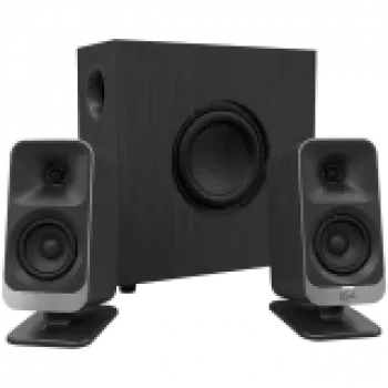 Kolonėlės KLIPSCH ProMedia Lumina Black – stalinė daugialypės terpės garsiakalbių sistema