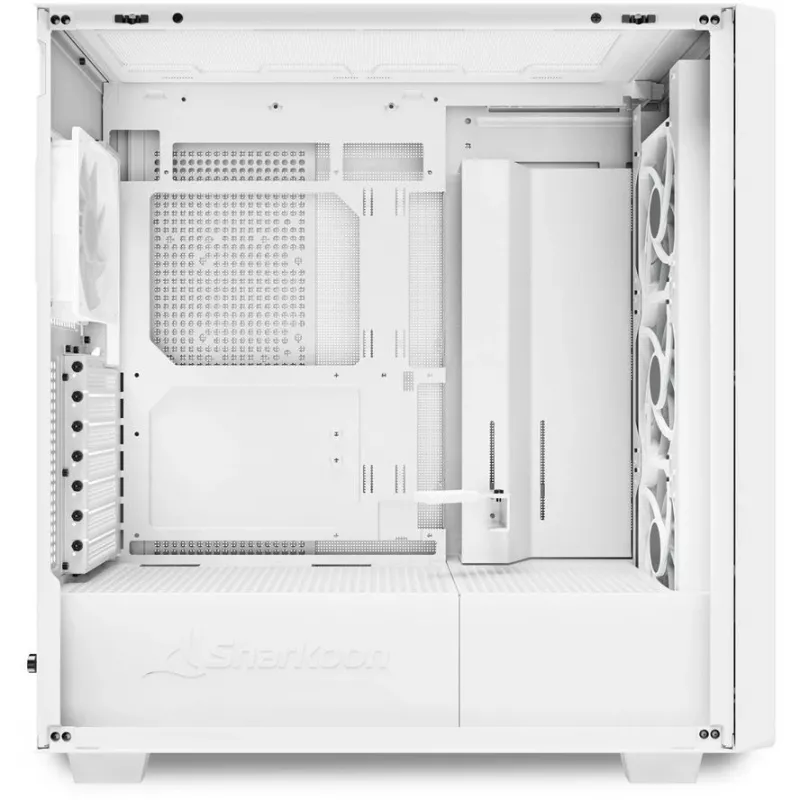 Korpusas Sharkoon REBEL C70G RGB Full Tower Baltas, Medinis