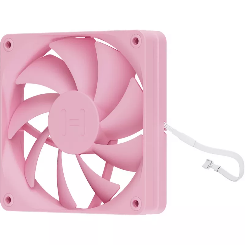 Kompiuterio aušinimo ventiliatorius HYTE FA12-SM-4 120 mm, 1500 RPM, 72 m³/h, 1.6 mmH2O, FDB, rožinis, 4 vnt.