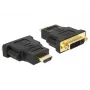 Adapteris DeLOCK HDMI (kištukas) > DVI 24+5 kontaktų (lizdas) (65467)
