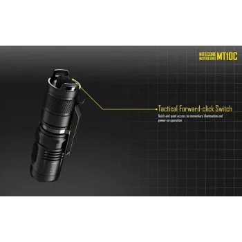 Žibintuvėlis Nitecore MT10C, 920 liumenų, LED, USB įkraunamas