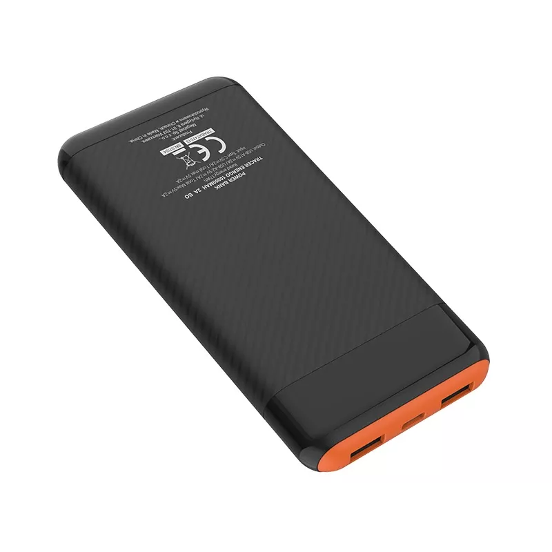 PowerBank EnerGo 10000mAh juodai-oranžinis