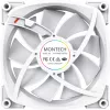 Kompiuterio korpuso ventiliatorius Montech AX140 PWM 140 mm, šautuvinis guolis, 540–1760 RPM, baltas